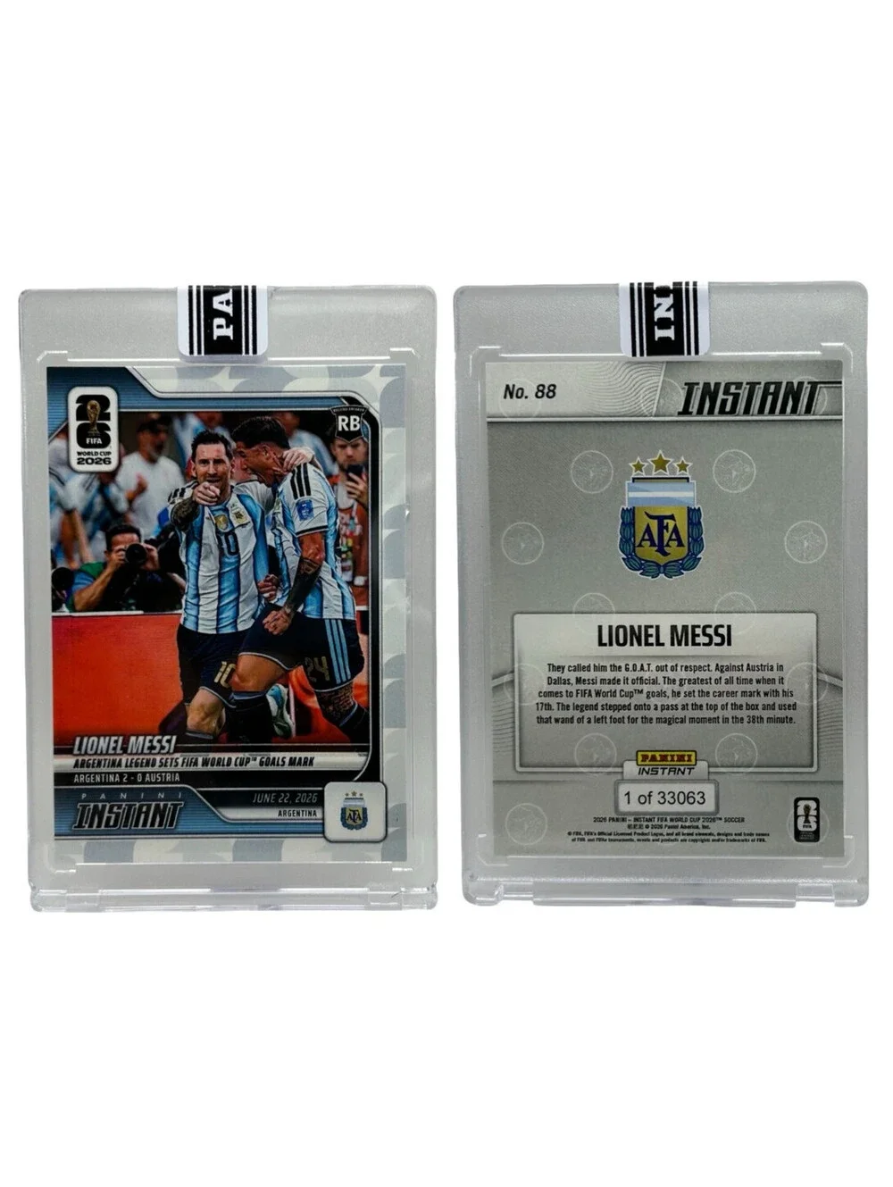 2026 Panini Instant FIFA World Cup #88 Lionel Messi  Argentina